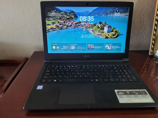 Notebook Acer i3 8 Geração 8GB de RAM
