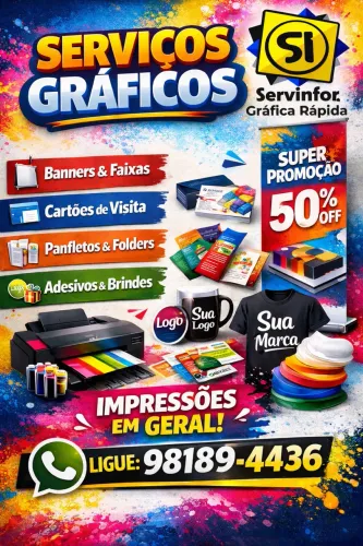 Gráfica, Banner, Adesivo, Comunicação Visual, Manaus