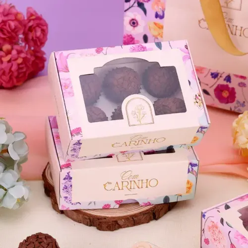 caixa para 6 doces
