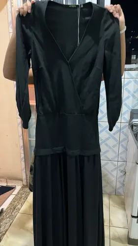 Vestido Ateen 36 Preto para eventos elegantes