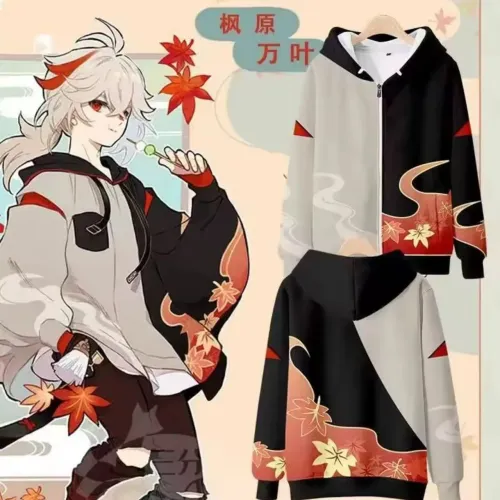 Casaco de Inverno - Genshin Impact Kazuha Cosplay