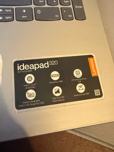 Notebook Lenovo IdeaPad 320 | i3 | 4GB RAM | 1TB | Full HD