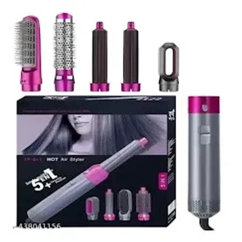 0 (novo) Escova Secador de Cabelo 5 em 1 Multifuncional e Eficiente