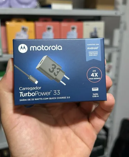 Carregador Motorola Turbo 33W USB Tipo-c