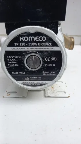 BOMBA PRESSURIZADORA TP120 KOMECO