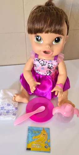Boneca baby alive hora de comer linda