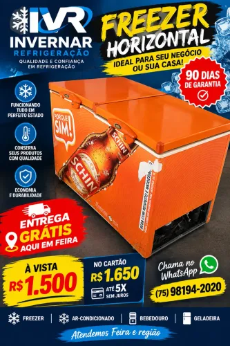 Freezer horizontal