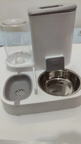 Comedor Automático Pet 2 em 1 com bebedouro, comedouro automatico para gatos e cães, alime