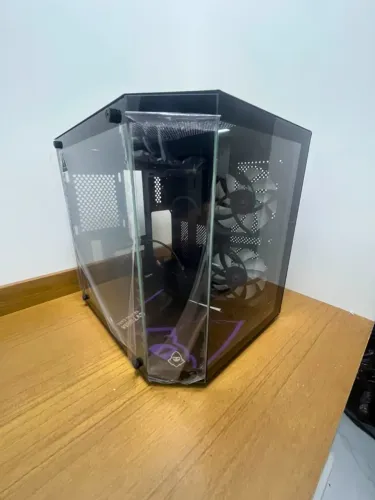 Gabinete Gamer Aquário com 2 Ventoinhas - Mancer CV700M | Novo