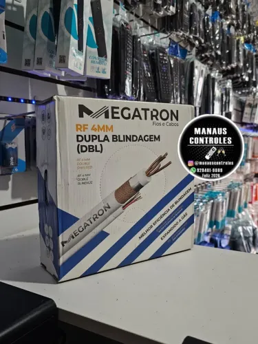 Cabo Coaxial para Câmeras Dupla Blindagem 100 metros R$120,00#