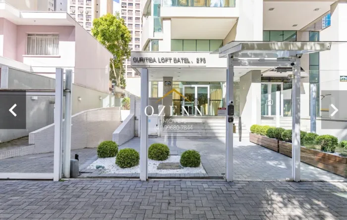 Apartamento no Batel com 70m², 1 quarto, móveis planejados e 1 vaga Batel - Curitiba/PR