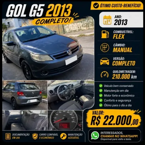 Volkswagen Gol Geração IV City Trend 1.0 8V MI Total Flex Mec. 4P 2013