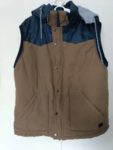 Colete Puffer Esportivo Masculino Parrot Brown