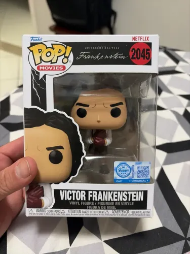 Funko pop movie, Victor Frankenstein,, filme de Guilhermo Del Toro, original e novo