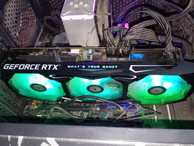 Placa de video Rtx 3080 galax mlsee funcionando perfeitamente