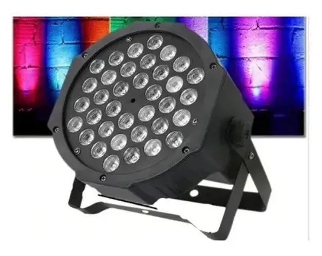 Strobo Canhão De 36 Leds 36w Rgb Dmx e Manual Bivolt DJ Festa Balada