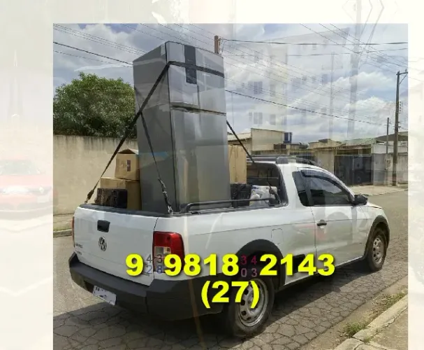 Frete rápido e barato pra sua mudança! Disponível hoje mesmo!
