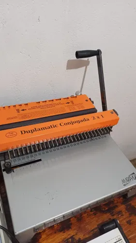 Encadernadora Duplamatic Conjugada 2x1