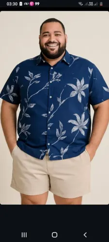 blusas de botão estampadas