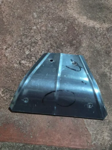 Enfeite Reforço Inox Paralamas Fusca Kit 2 e Acabamento Reforço Paralama Borboleta Traseir