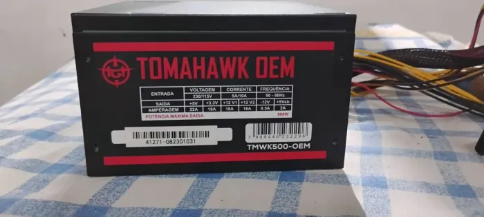 Fonte TGT Tomahawk T3, 500W