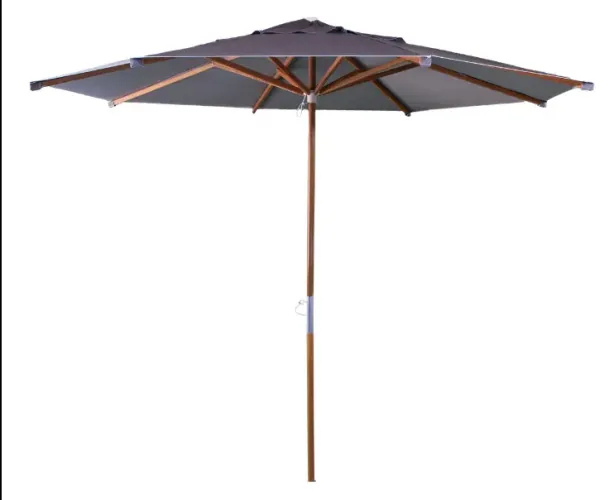 Ombrelone central redondo 2,40 madeira nobre sungas