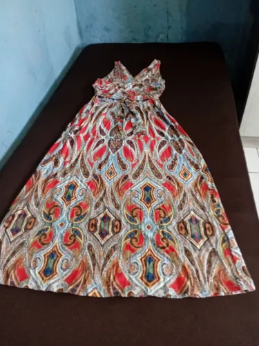Vestido longo - Tecido Malha Grossa