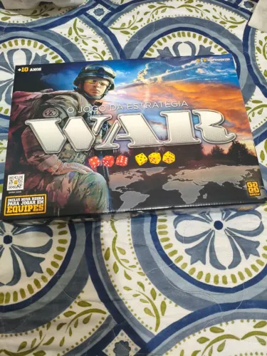 Jogo de tabuleiro War - jogo de estratégia