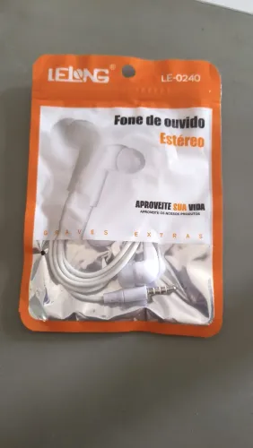 Fone de ouvido com fio de pino