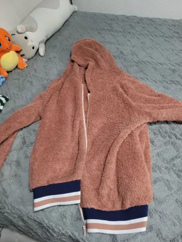 Casaco/Blusa de frio fofa rosa inverno M