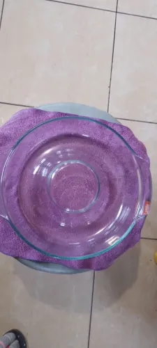 Forma de vidro d,bolo e pudim,