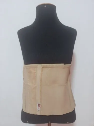 Cinta colete lombar ajustavel barbatanas flexível veste P, M e G