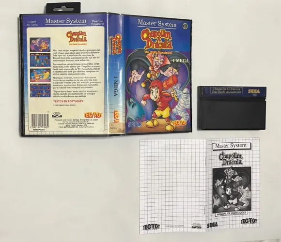 Master System Tec Toy Sega Chapolim x Drácula