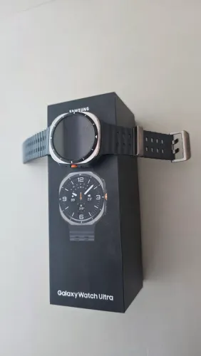 Galaxy Watch Ultra (47mm) LTE - Titânio Prata - IMPECÁVEL <br>?Estado impecável!