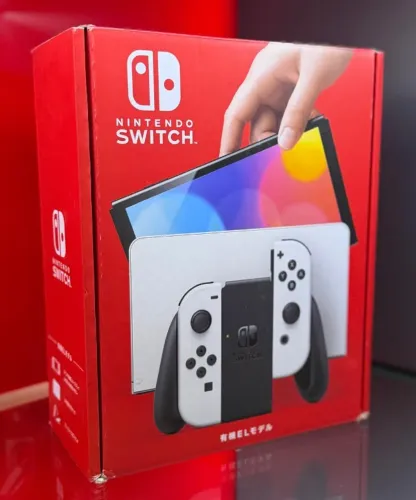 Nintendo Switch Oled 64GB Branco - Produto Novo com Garantia