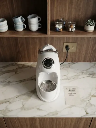 Cafeteira 3 corações