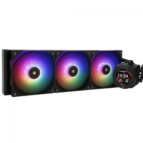 Water Cooler Thermalright Core Vision 360 Black 360mm Display LCD ARGB (USADO) 12x 66.50