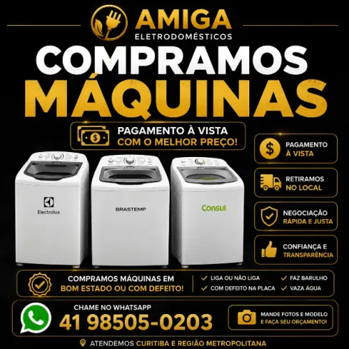 Assistência técnica especializada em máquinas de lavar, lavadoras e lava e secas. 