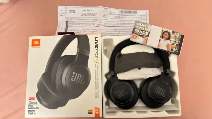 FONE JBL LIVE 770 NC - NOVO