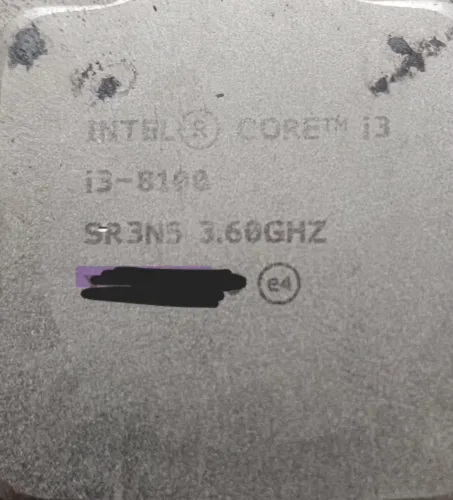 Intel i3 8100