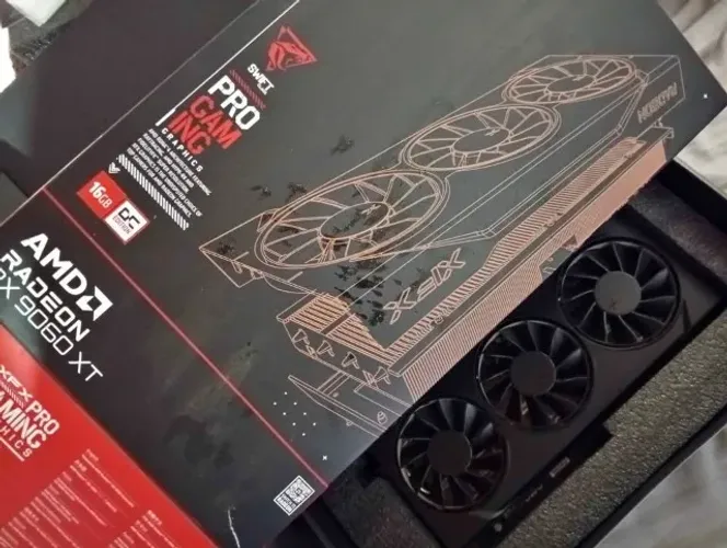 RX 9060xt 16gb xfx swift oc triple fan | COM NOTA E NA GARANTIA