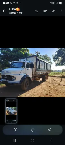 VENDE-SE CAMINHAO MERCEDES-BENZ ANO 1975 ,toco, TRABALHANDO.