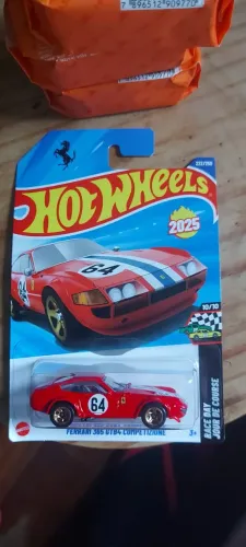 carrinho ferrari 365 gtb4 competizione hot wheels