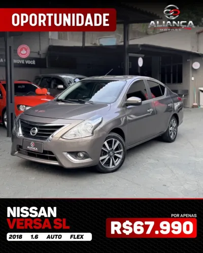 Nissan Versa SL 1.6 16V Flexstart 4P Aut. 2018