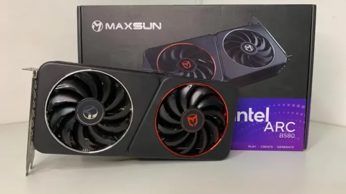 MAXSUN ARC B580 12GB (PEGO SUA PLACA DE VIDEO NA TROCA!)