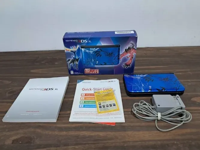 3DS Edição Pokemon XY Azul | Completo/Desbloqueado/Em Estado Impecável