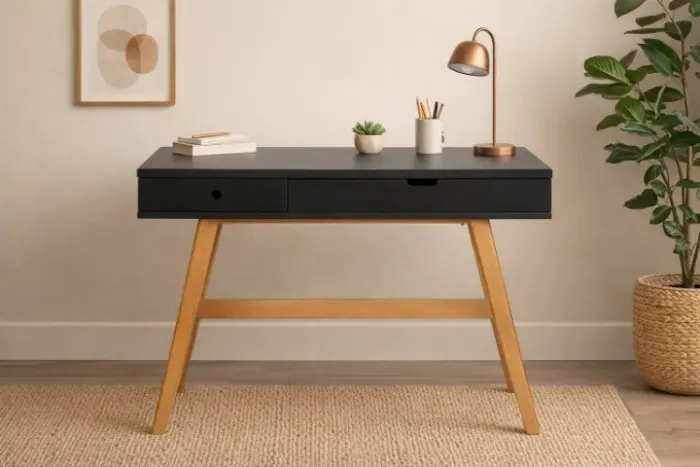 MESA TOKSTOK 2 GAVETAS 1,10 M X 50 CM BARTÔ - NOVISSIMA