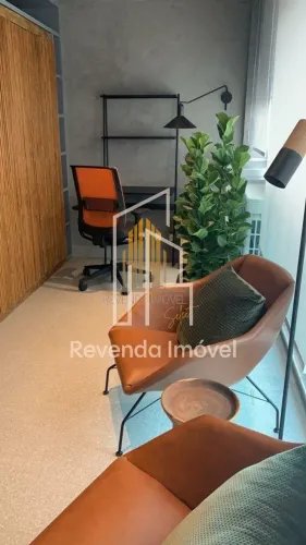 Condominio Summit Pinheiros, Apartamento Mobiliado de 44m² com 1 dormitórios, 1 vaga.