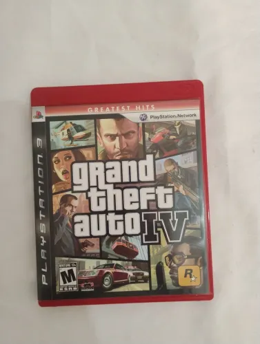 GTA 4 PS3 CAPA VERMELHA