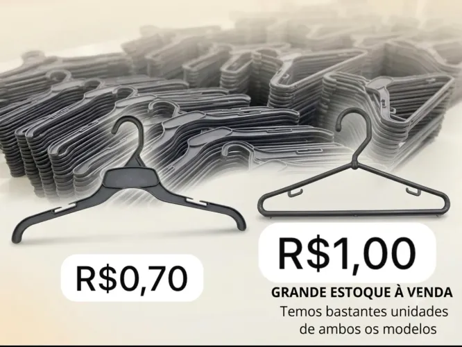 Cabide de plástico loja roupas 0.70cents